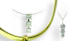 Diamond necklace rental